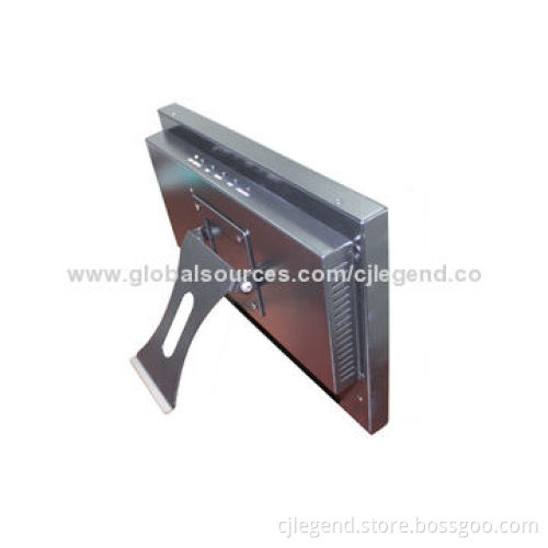 12.1-inch 16:9 Metal IR Touch Monitor with High Brightness and Dual-point Infrared Touchscreen